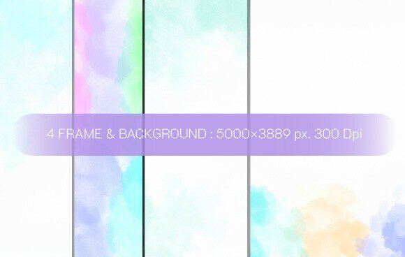 4 Background Water Color Style: Vibrant Abstract Washes for Creative Projects