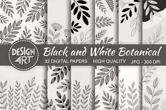 Black and White Botanical Background: A Designer's Guide to Timeless Elegance