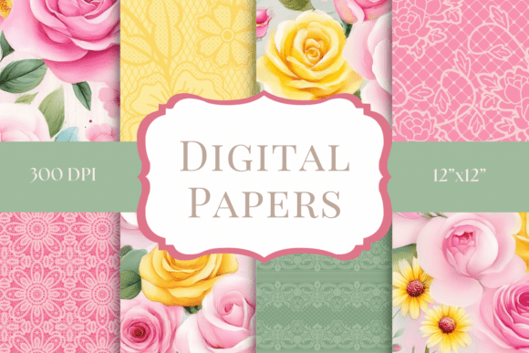 Embrace the Garden: Using Pink & Yellow Rose Patterns