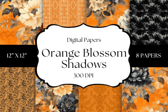 Orange Blossom Shadows: A Bold Palette for Creative Depth