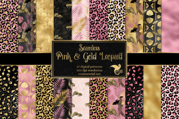 Pink and Gold Leopard Digital Paper: A Designer's Bold Toolkit