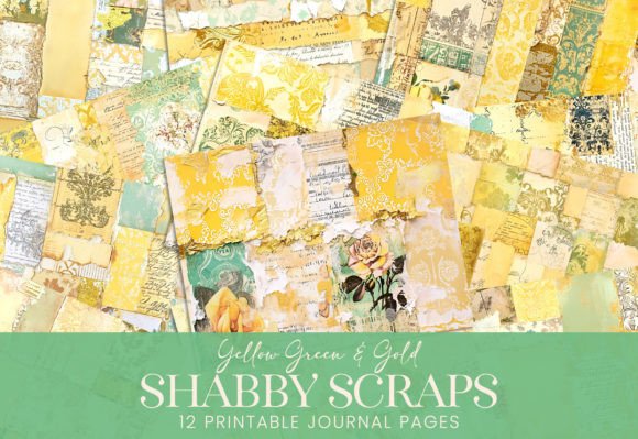 Shabby Chic Pattern Sampler Yellow Green: A Designer's Guide