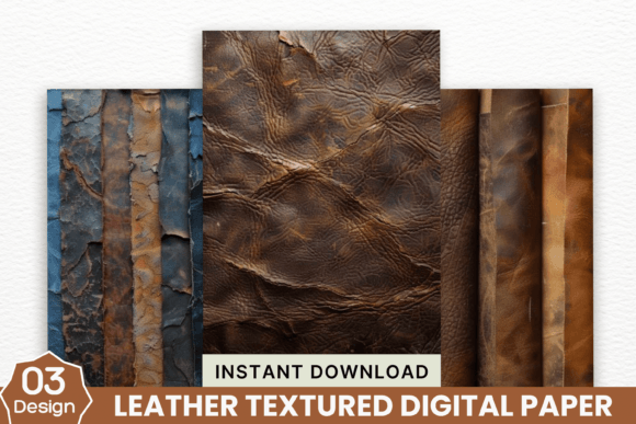 The Rich Appeal of Leather Textured Digital Paper