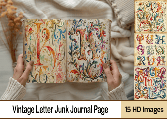The Timeless Charm of a Vintage Letter Junk Journal Page