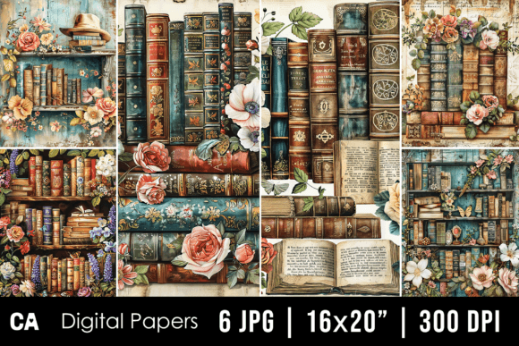 Unlocking the Charm of Vintage Floral Books Journal Pages